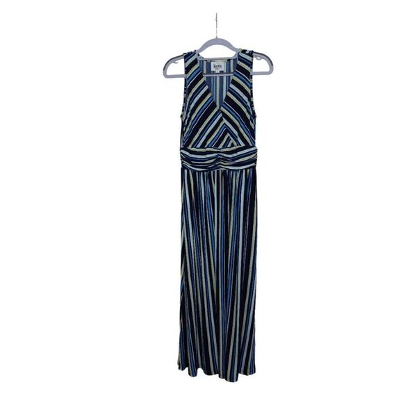 Leota Athena Striped Sleeveless Maxi Dress - Picture 2 of 6